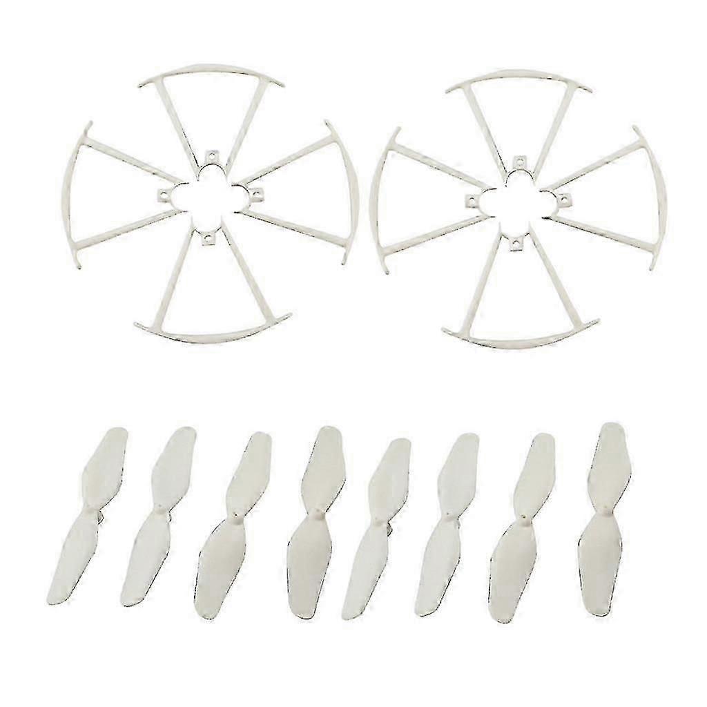 16st Quadcopter Propellrar & Bladskydd för SYMA X20 X20W Reservdelar