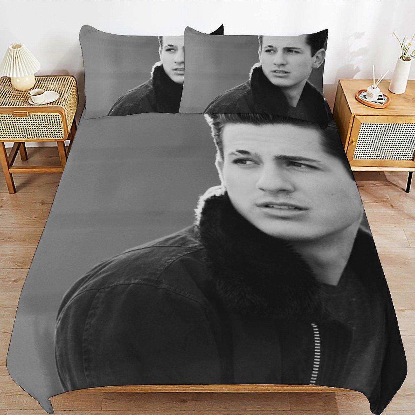 u530 Charlie Puth Hotel Collection Breathable Fabric Gentle Texture Practical Duvet Cover Sets with Hidden Zip n530