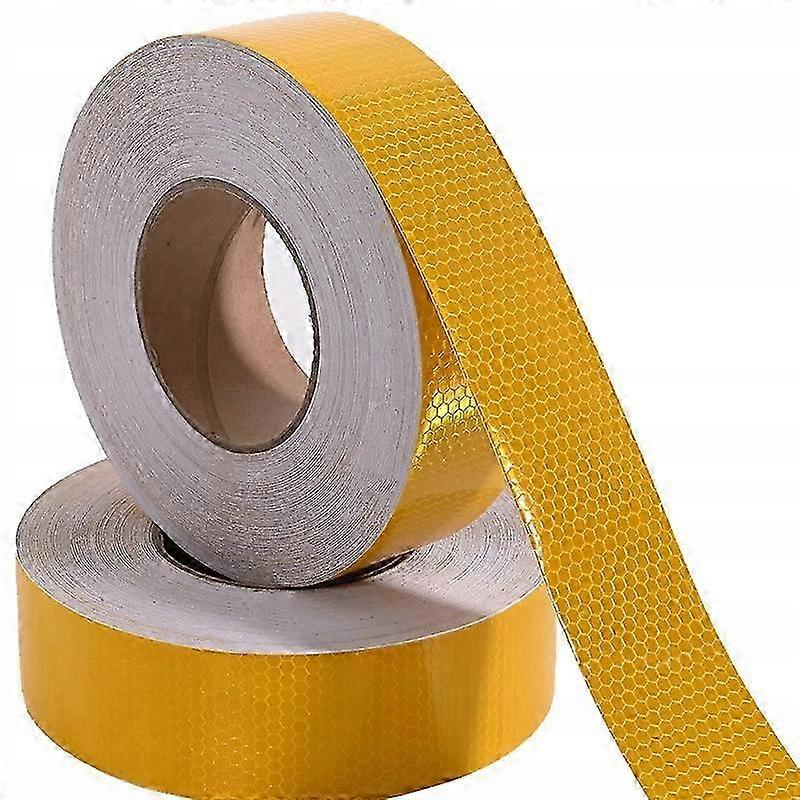 Yellow Contour Reflective Self-adhesive Tape 25m