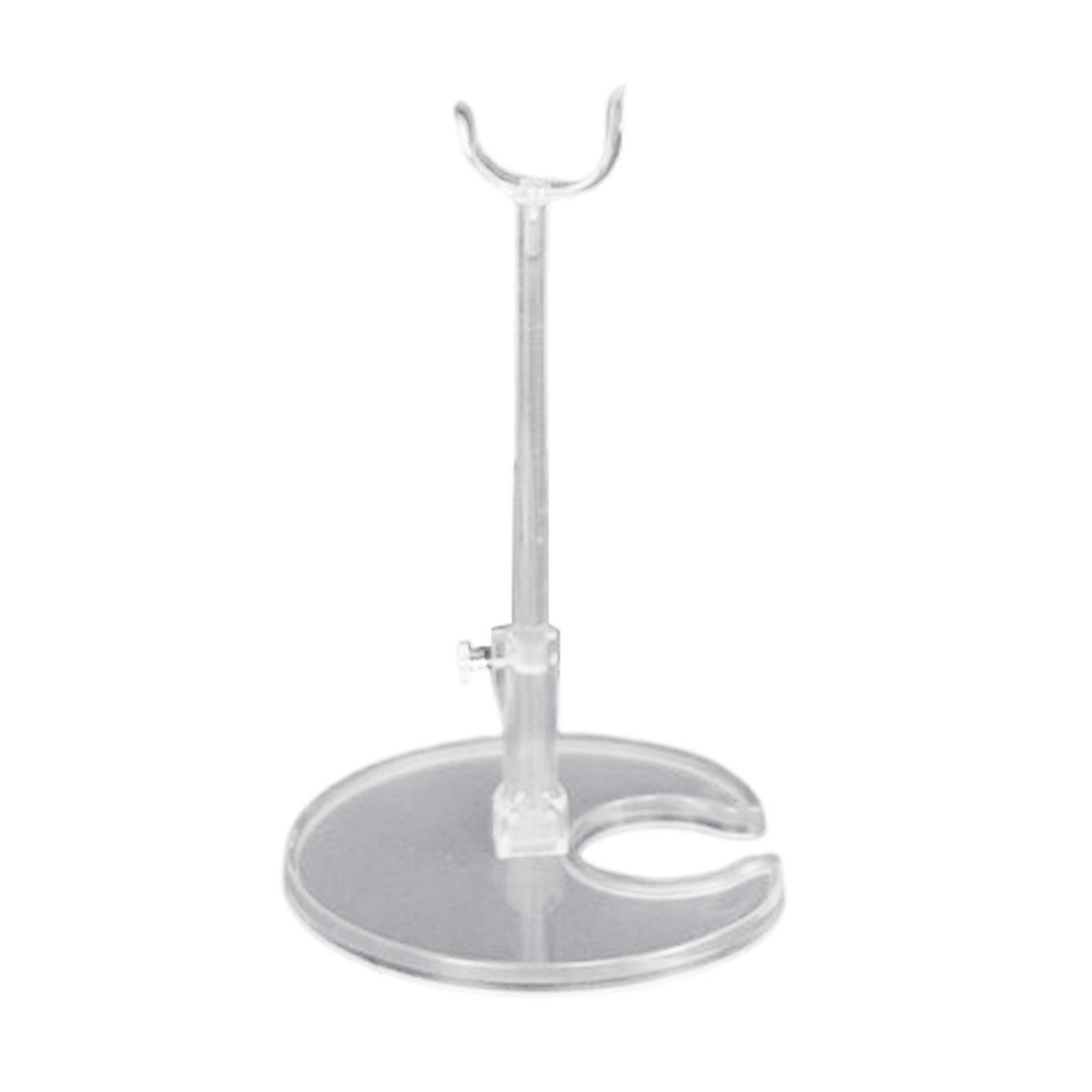 Concealed Doll Support Stand With Flexible Height Adjustment Lightweight ABS Construction Setup Wide Compatibility Multicolor