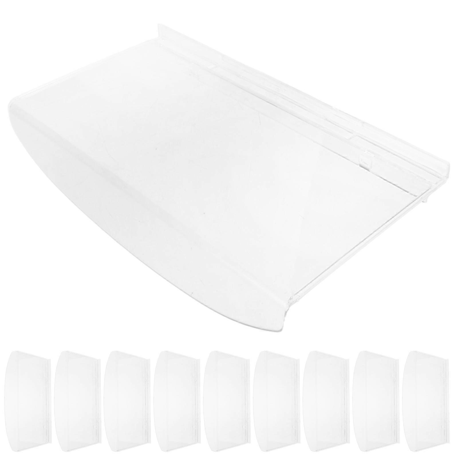 Transparent Wall Mounted Shoe Rack for Display and Organization 10Pcs