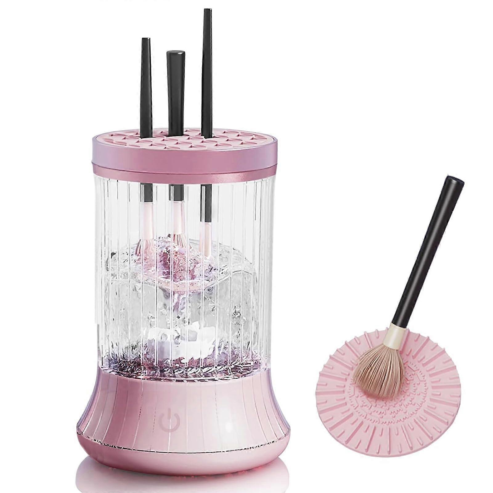 Electric Makeup Brush Cleaner Machine 3 in 1 USB Automatic Cosmetic Brush Cleaning Tool for All Sizes