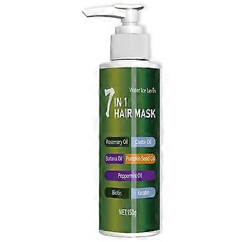 150g hair mask deeply conditions and moisturizes dry hair, leaving it smooth.