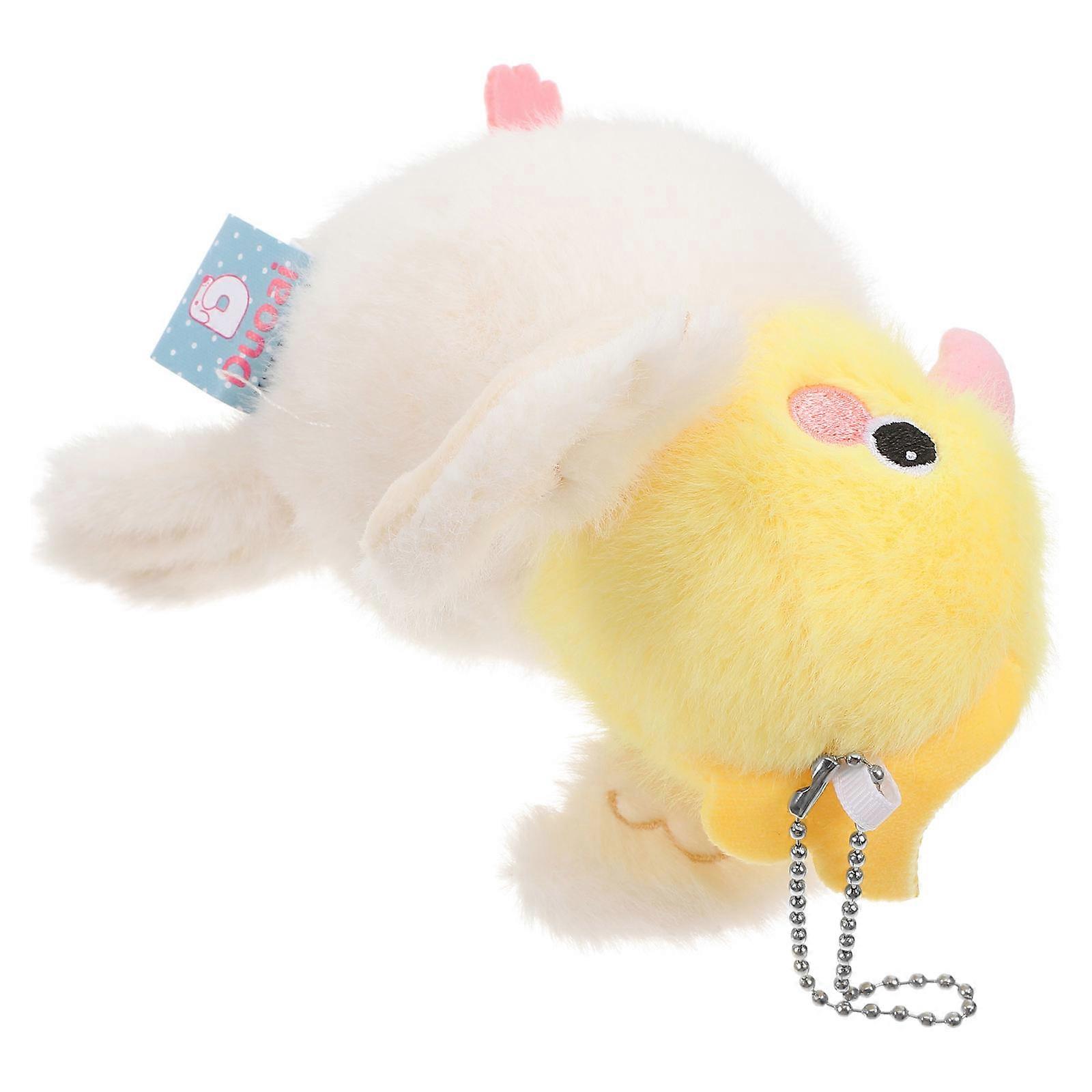 Cute Parrot Plush Keychain for Handbag Realistic Bird Plush Charm