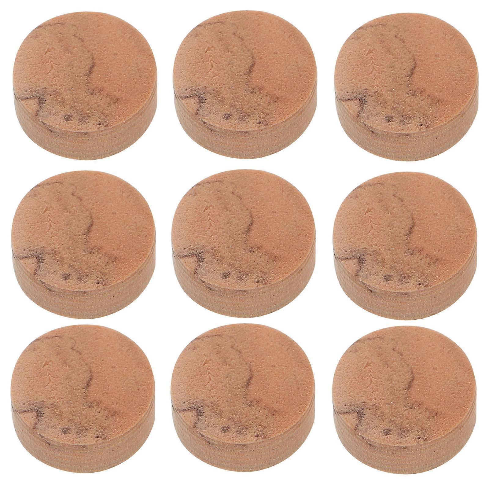 10Pcs Sound Dampening Saxophone Key Cork Pads Made from Durable Khaki Cork for Quiet Playing Musicians Who Require Enhanced Control