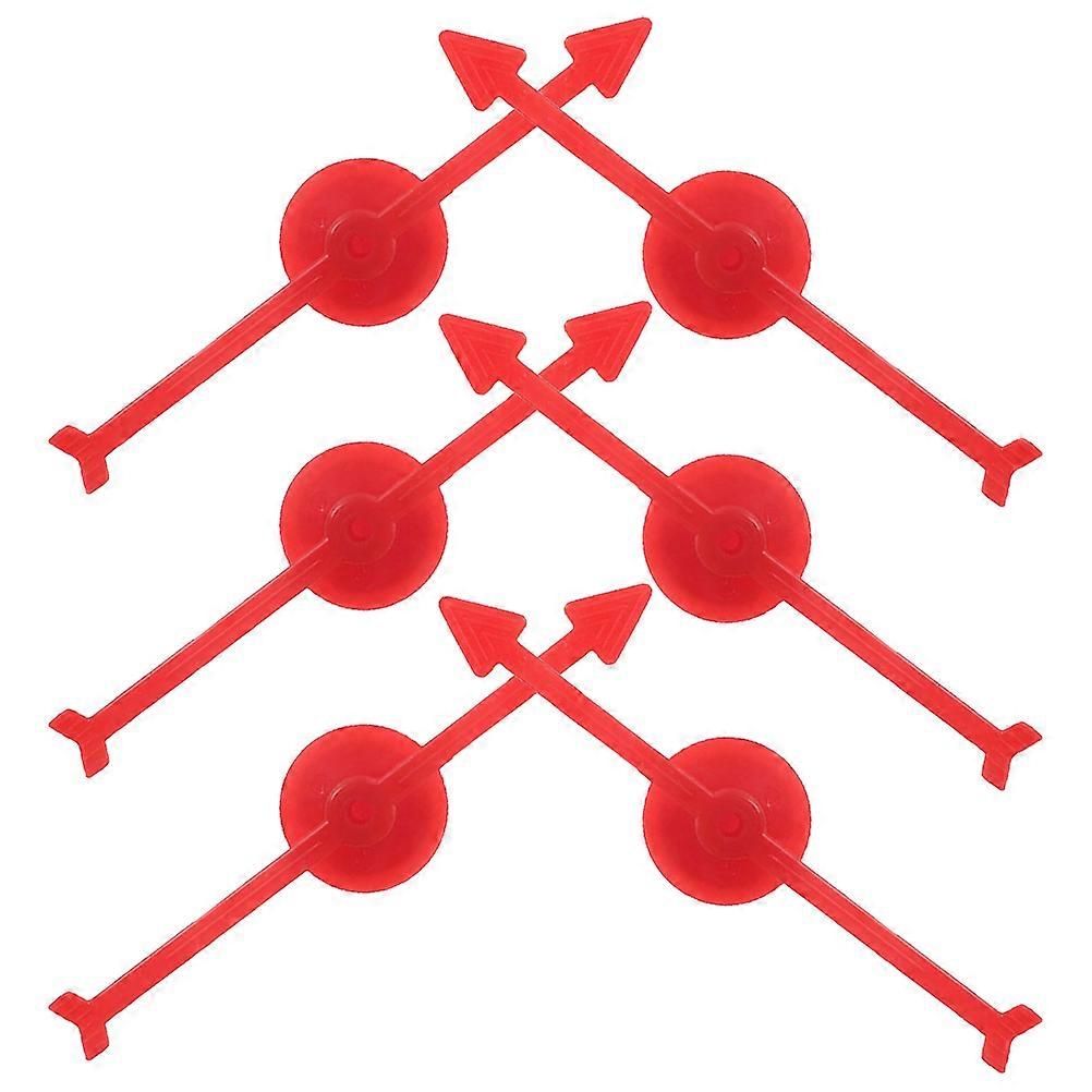 Plastic Arrow Rotating Arrow for Party Game Use 6Pcs