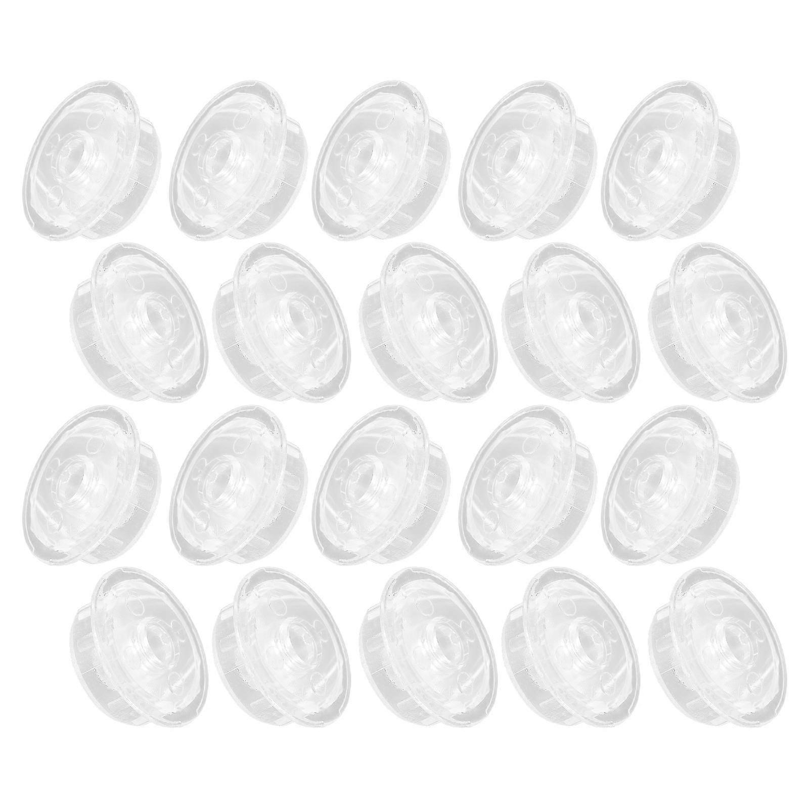 Plastic Blind Bottom Rail Button Accessories for Home Use 20Pcs Pack