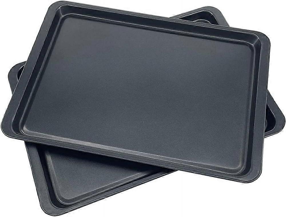 Set Of 2 NonStick Baking Panels Rectangular Oven And Grill, NonStick Coated Bake Panels, Rectangular Oven Accessories