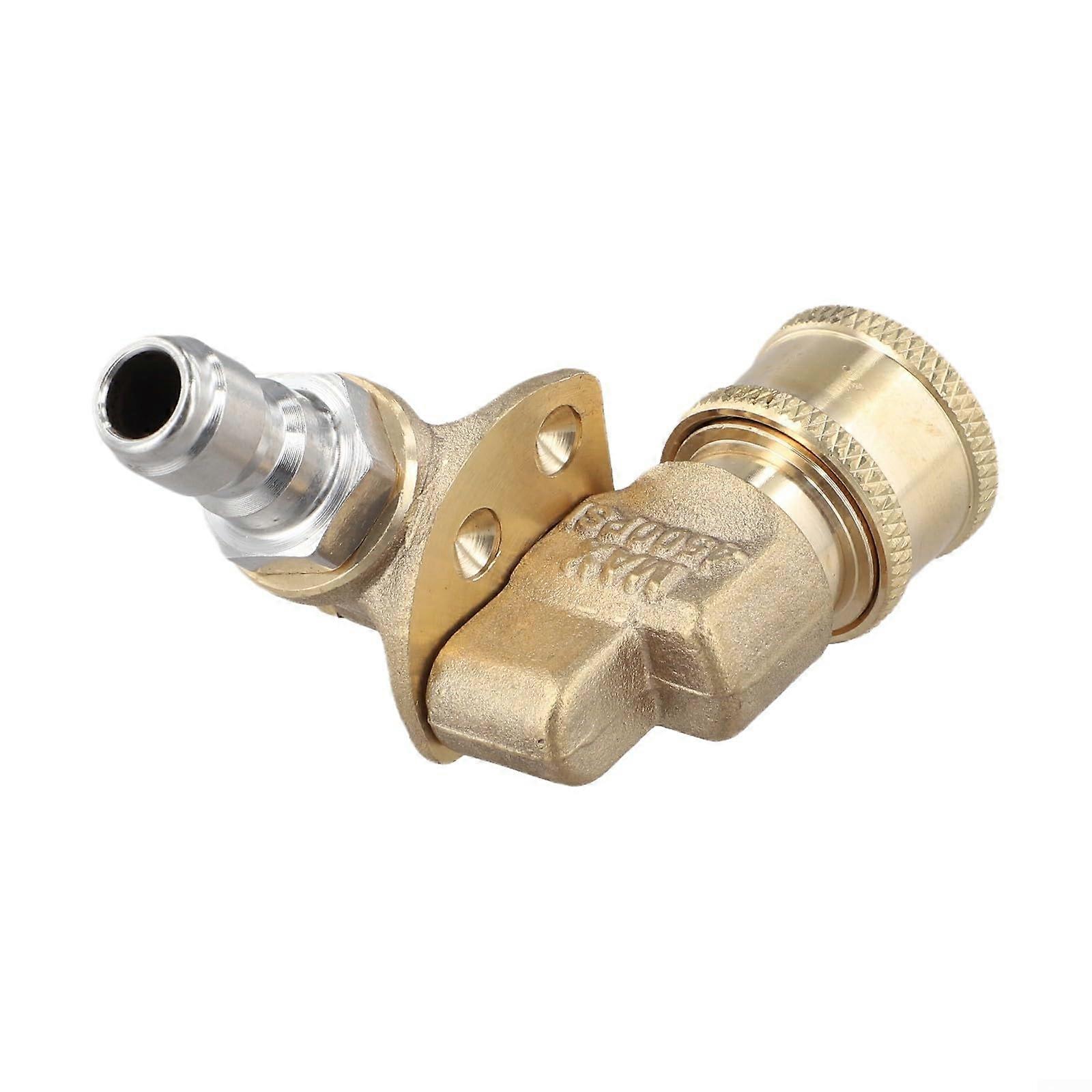 Pressure Washer Nozzle Adapter 180Degree Adjustable Fits Standard Spray Wands Universal Compatibility