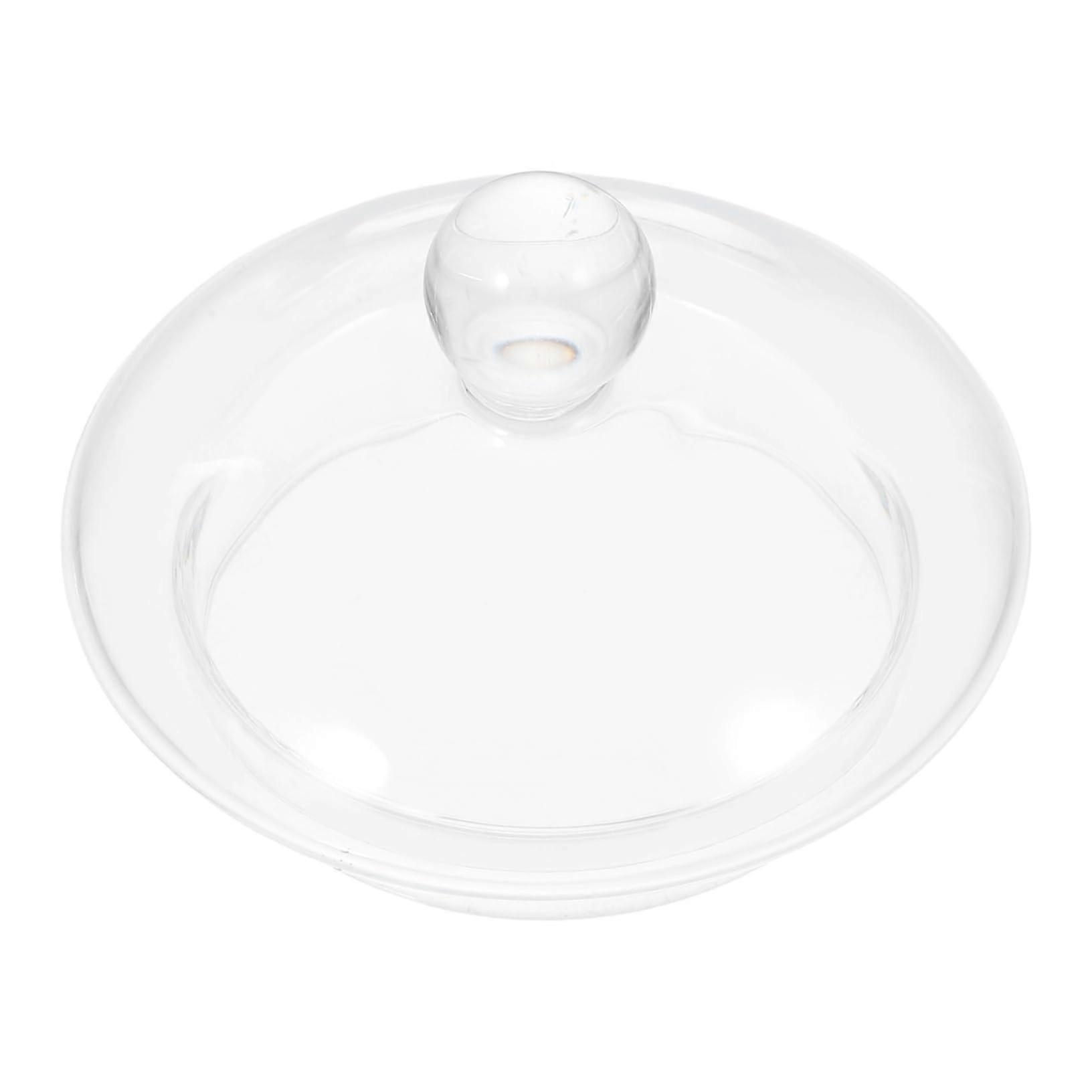 Teapot Lid Replacement Clear Glass Universal Fit Durable Transparent Cover for Teapot and Kettle