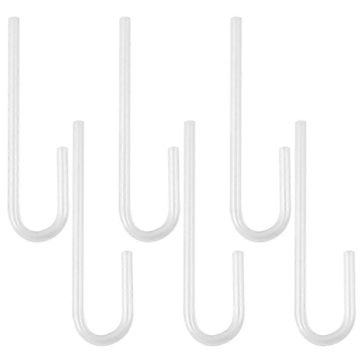 6pcs Acrylic Pipe U Shape Tube Bend for Aquarium Co2 System/Diffuser 527 Edition 1129