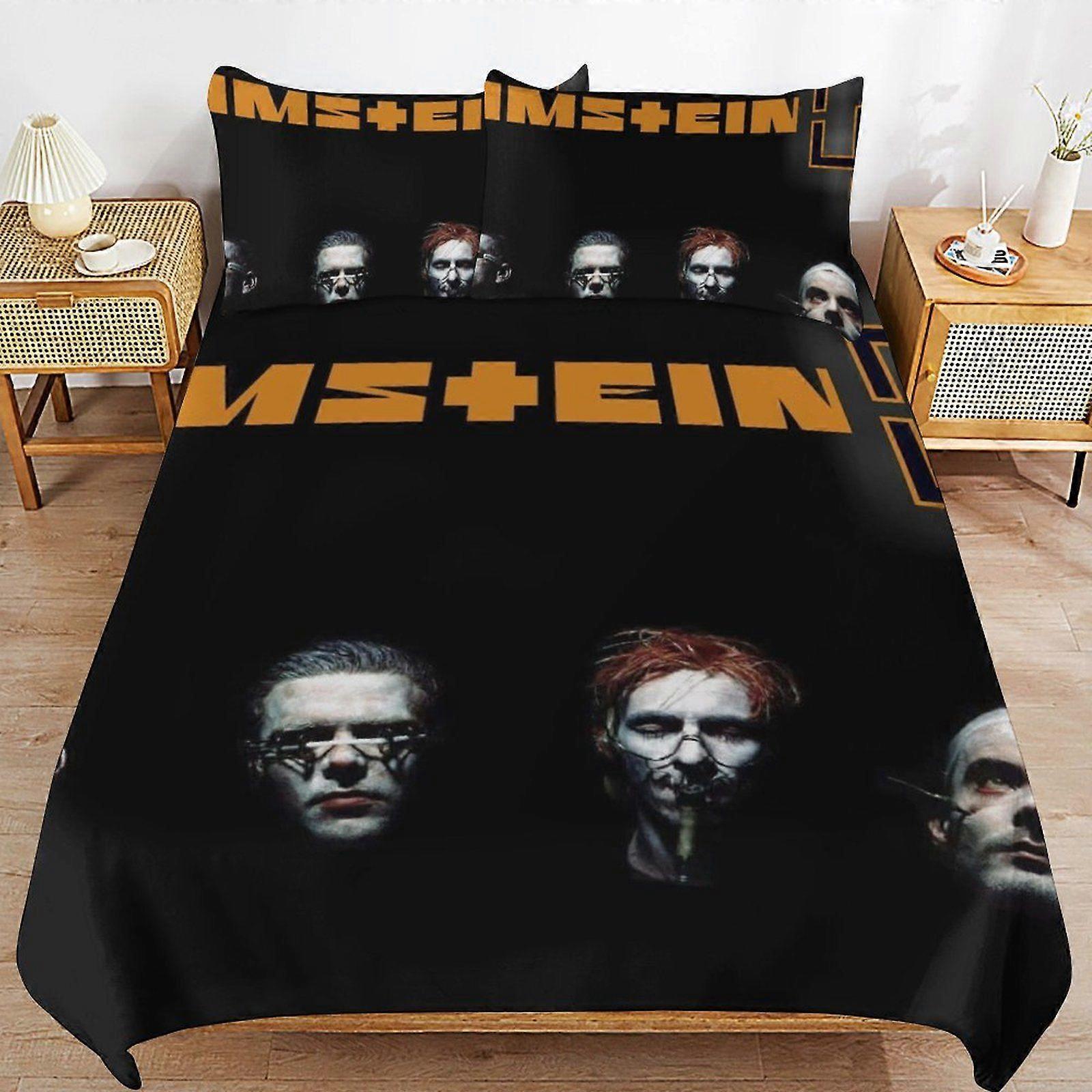 1750QS Rammstein Daily Comfort Soft Durable Zipper Structure Comfortable Fabric Duvet Cover Sets Sleeping Essentials AP1750