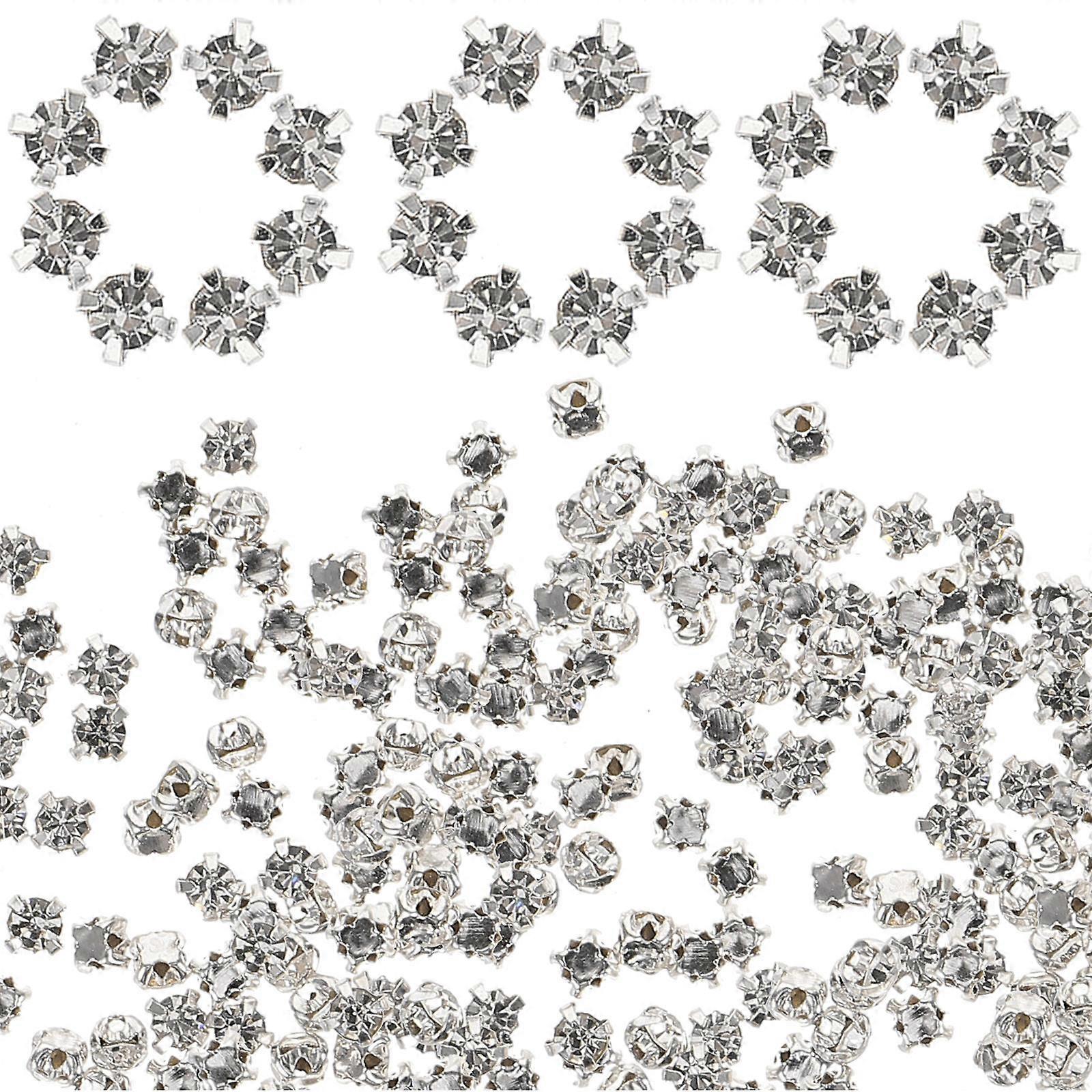 DIY Sewing Rhinestones Glass Decorations for Clothes 7200Pcs Kit
