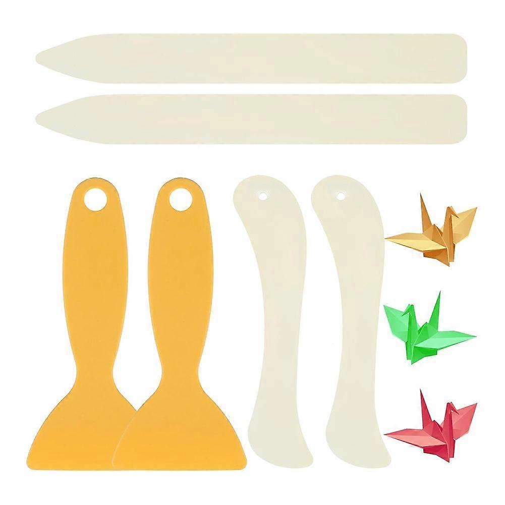 Bone Folder Tool, Paper Folding Tools,Plastic Bone Folder Paper Creaser,for Making Paper Crafts Quilting Leathercraft