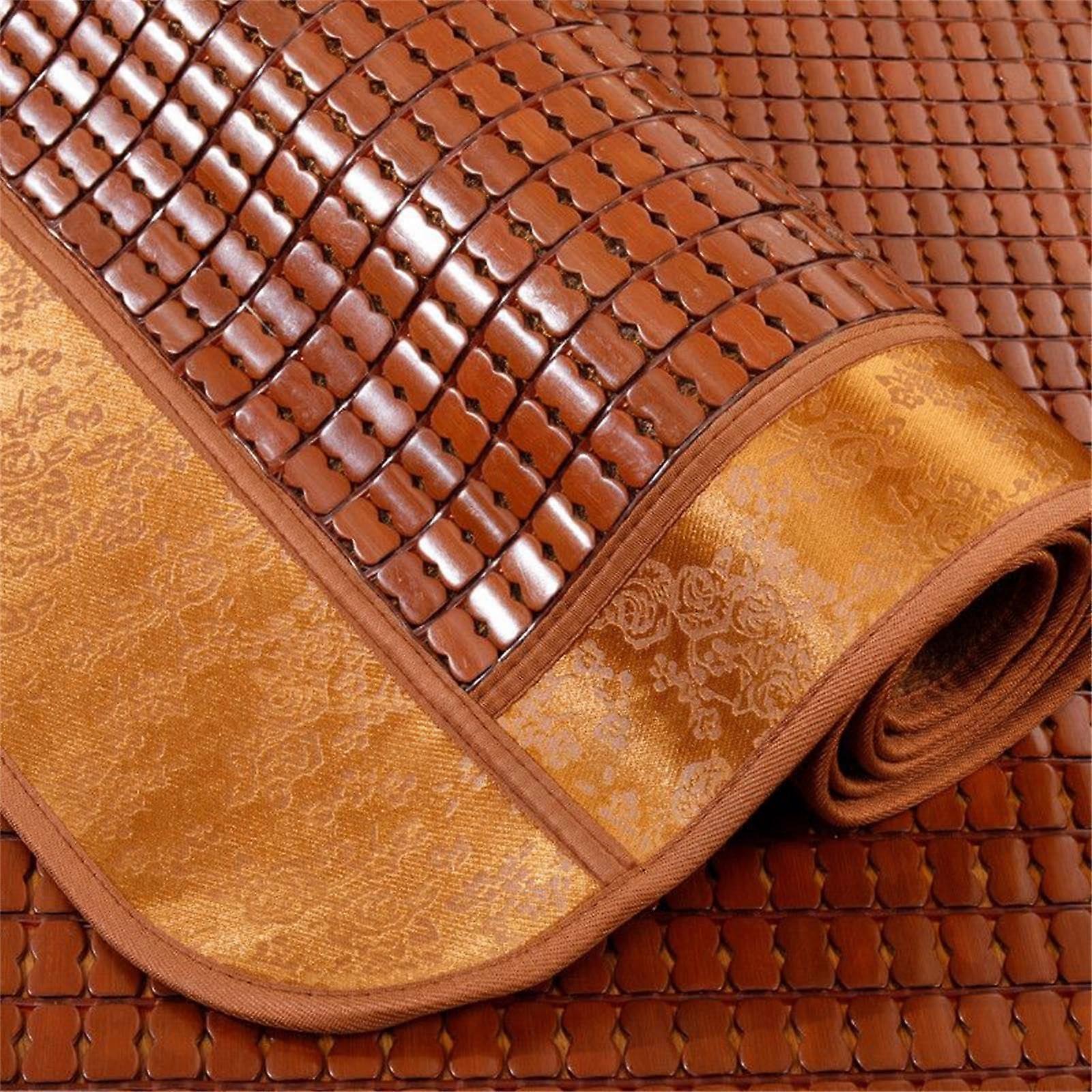 Bamboo Cooling Mattress Pad DoubleSided Breathable Summer Sleeping Mat for Home Dorm 0.8x1.9m