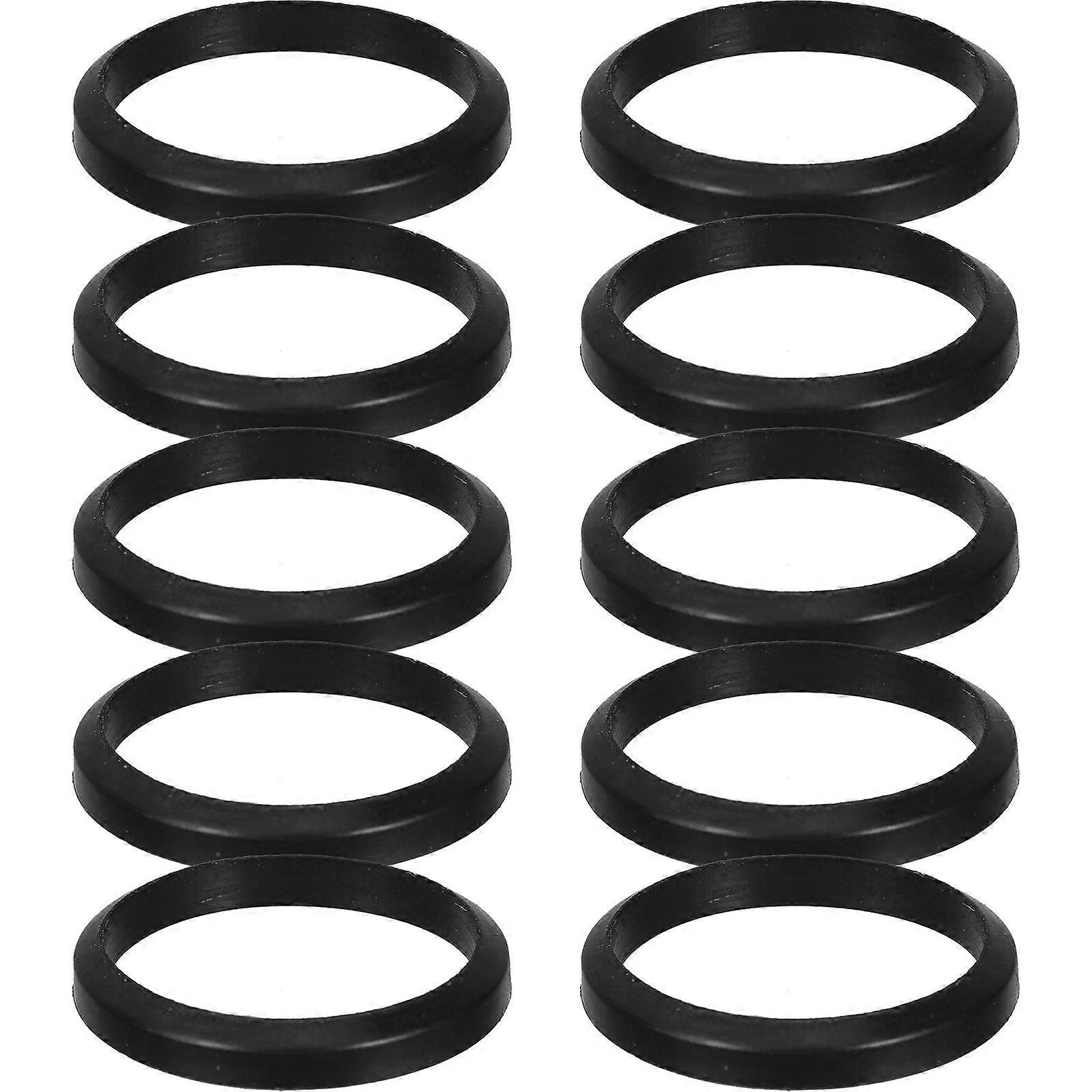 Rubber Hose Gaskets for Daily Use Black Versatile Sealing Ring 8pcs