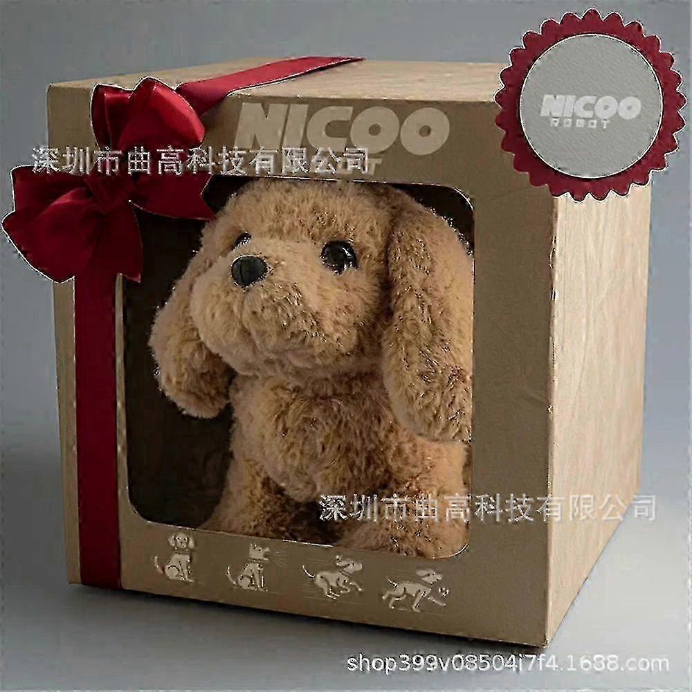 2025 Nico Robot Dog,Cat,Penguin,Panda,My Realistic Robot Puppy,Cat, Interactive Plush Toy That Acts Like a Real Puppy,Cat