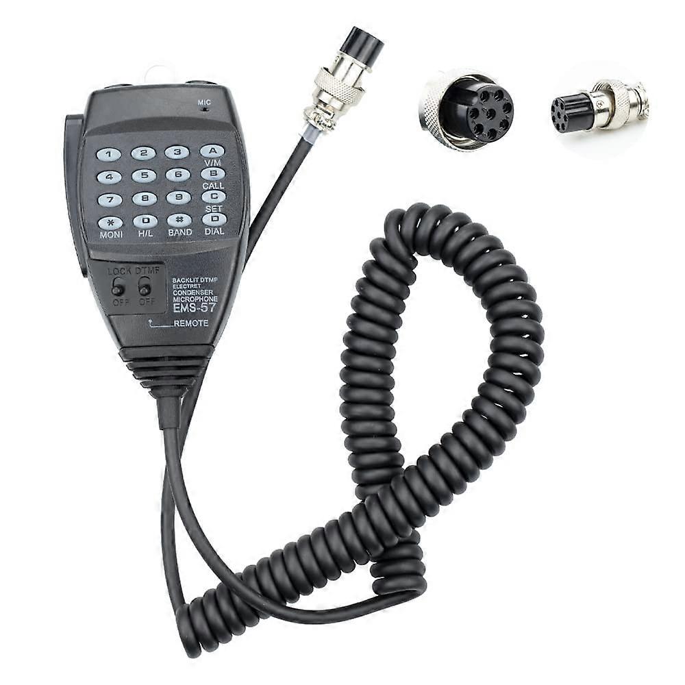 EMS57 DTMF 8 Pin Hand Microphone for Alinco DR135 DR235 DR435 DR635 Ham Radio with Clear Audio