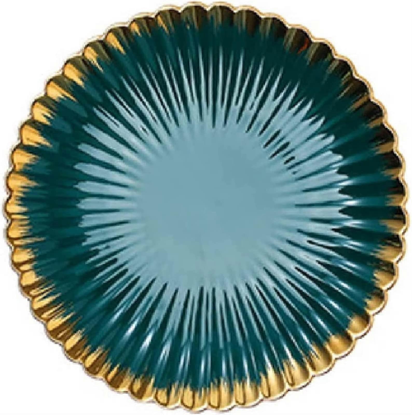 Two Tier Ceramic Serving Stand for Cake Dessert Fruit Salad Elegant TwoLevel Display Plate