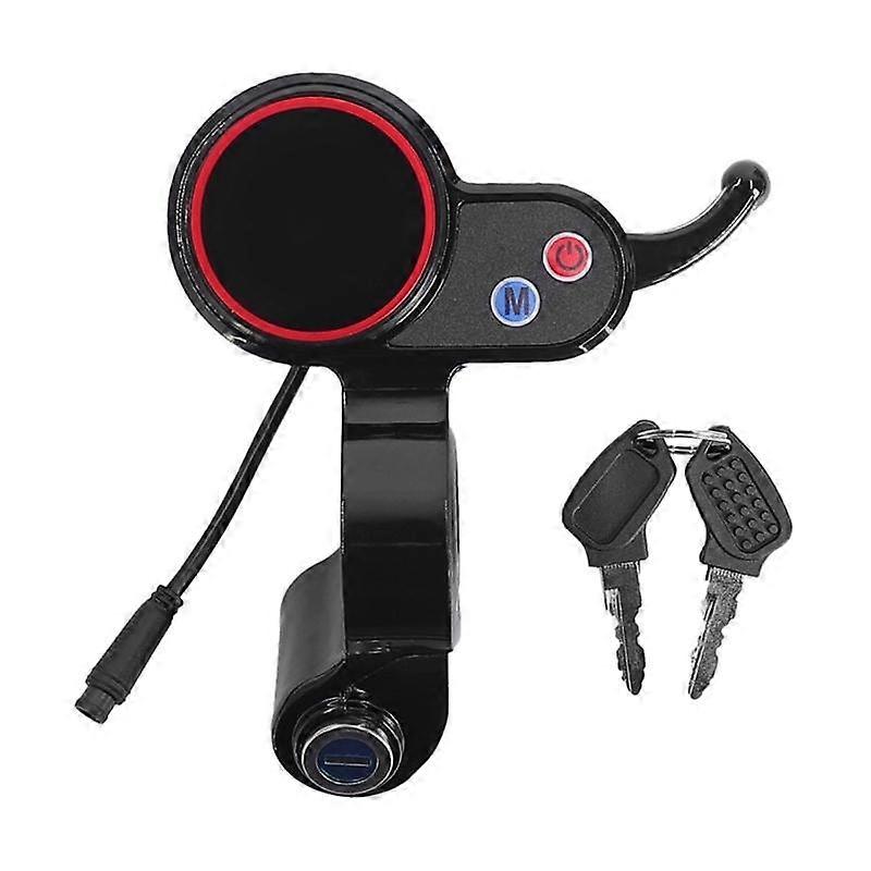 6 Pin LCD Dashboard Display Screen Universals LCD Instrument Display Panel for Electric Scooter Controllers Enduring