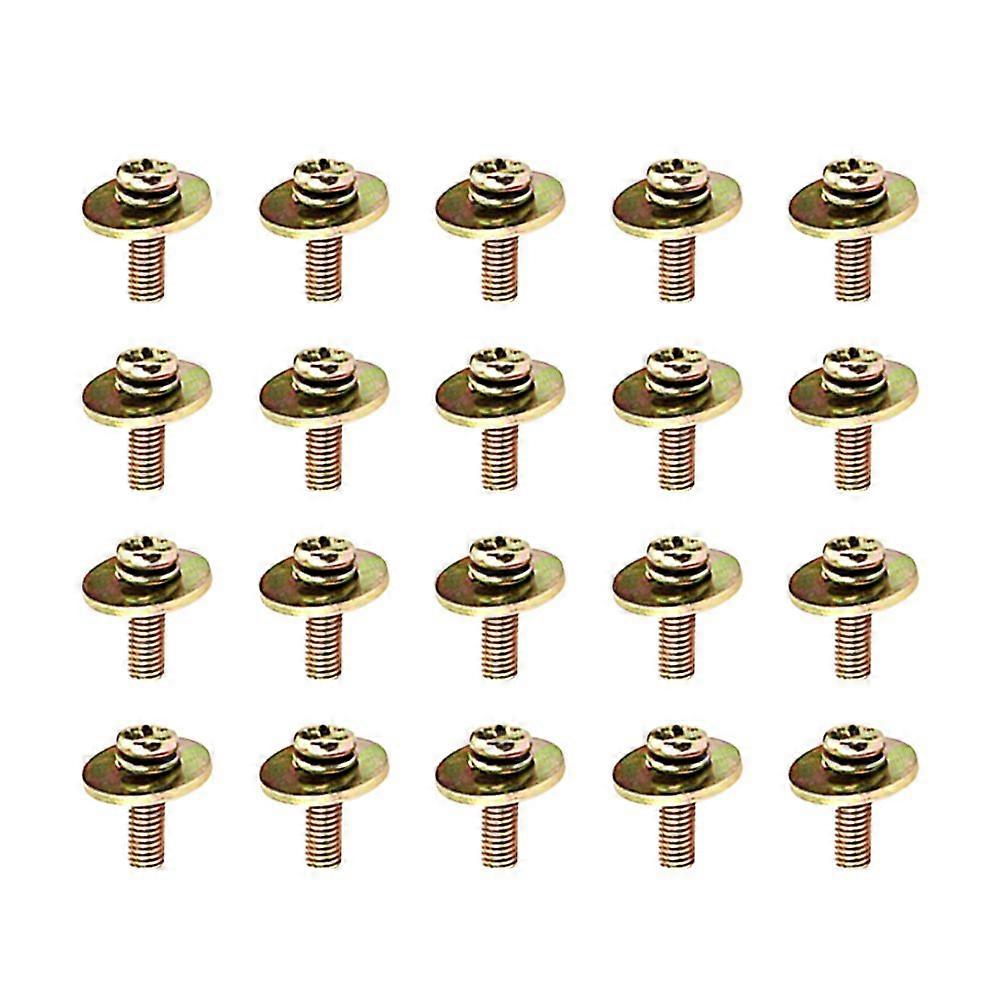 20pcs Replacement Metal Drum Set Lug Claw Hook Mount Screws for Drummer