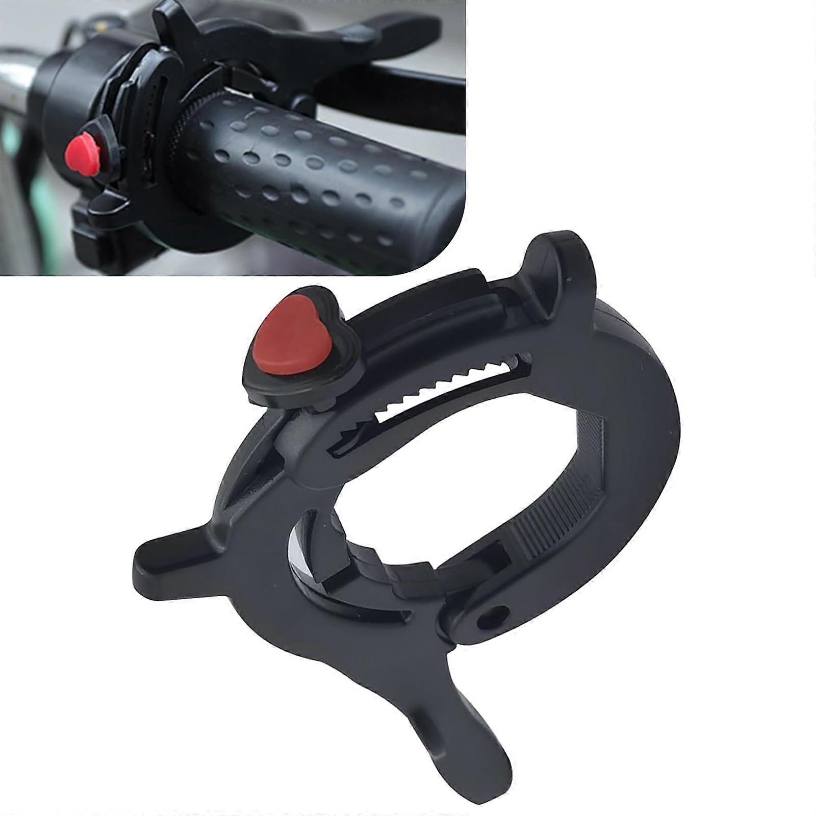 Motorcycle Throttle Assist Cruise Control Clamp, Adjustable Universal Handlebar Fit, Black