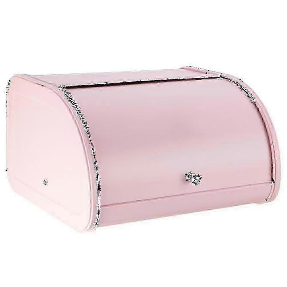 25-26 Metal Bread Box Bin Kitchen Storage Containers Roll Top Lid Kitchenware Storage-zzy