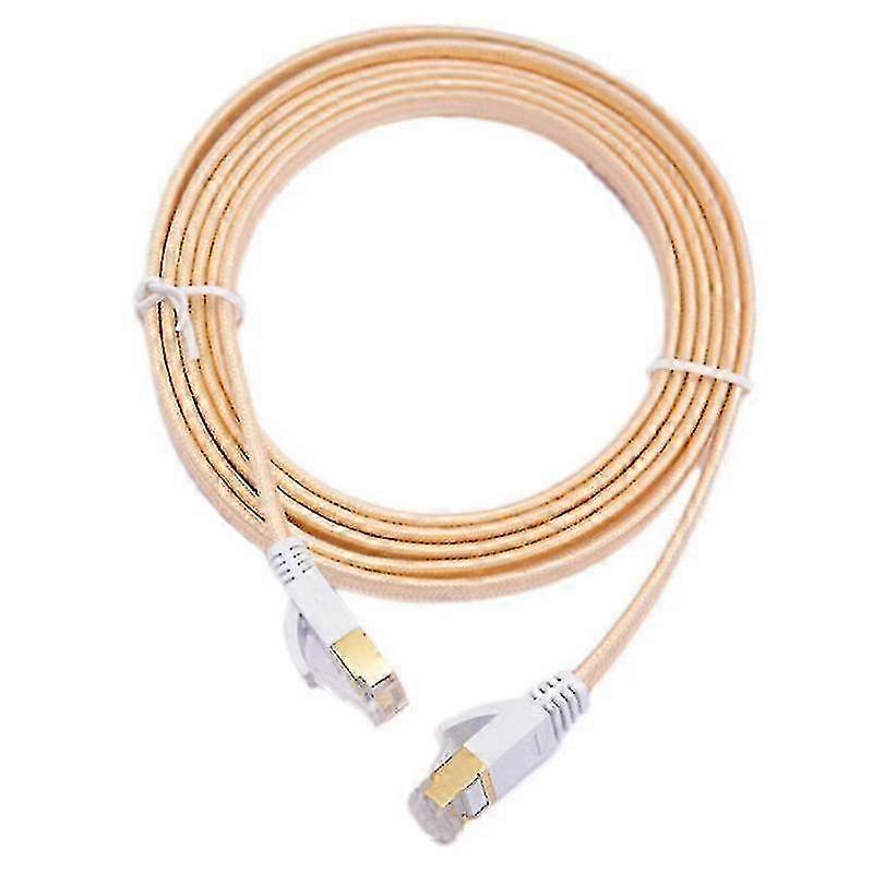 2025 Network Cable,category 7 Gold Plated Network Cable Rj-45 Network Cable Double Shielded Network Cabl