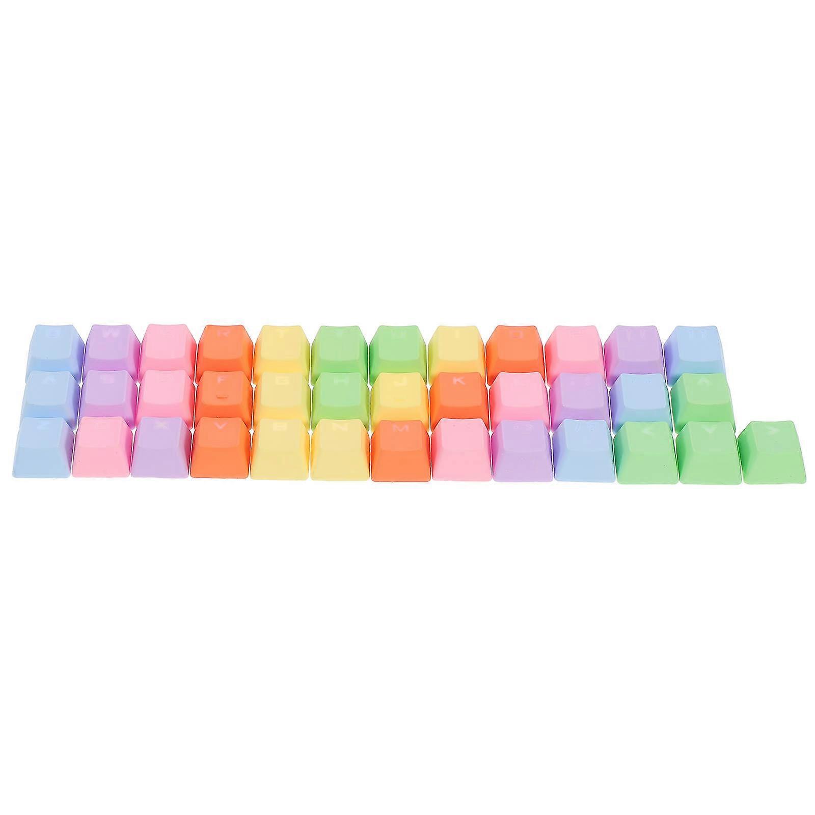 Computer Keyboard Keycaps for Replacement 8Sets Green Keycaps Kits