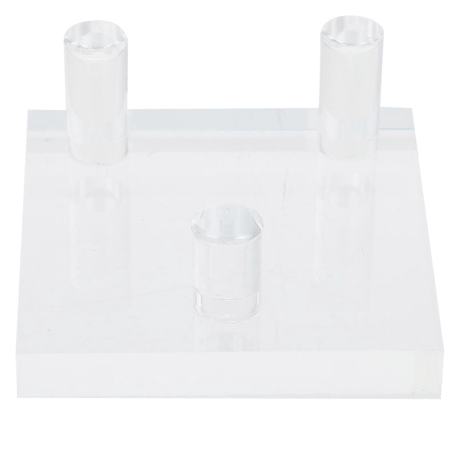 Clear Acrylic Display Stand for Geodes and Agate Three Peg 1 Piece
