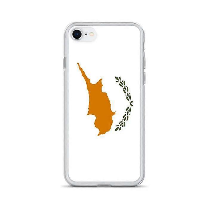 Phone Case – Cyprus Flag – Compatible with iPhone 8 – Soft Cover – Durable and Shockproof - Silicone - Pixelforma