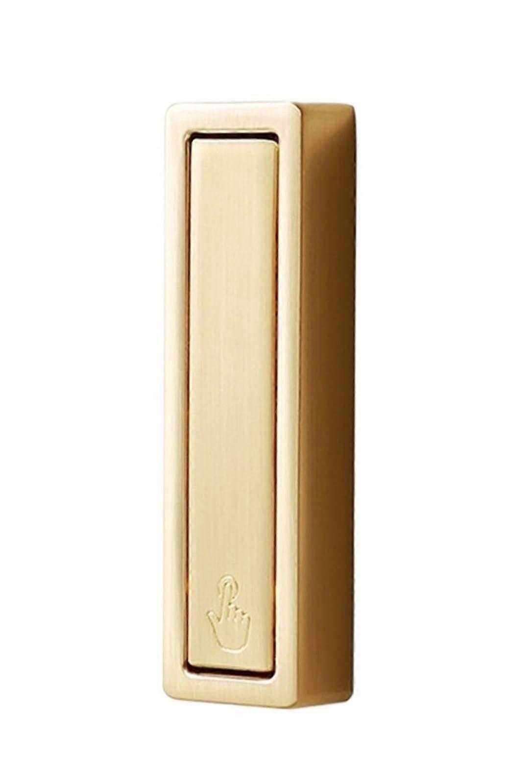 Adhesive Wall Hooks Gold Foldable Stainless Steel Strong Hold for Bathroom Kitchen 2 Pack