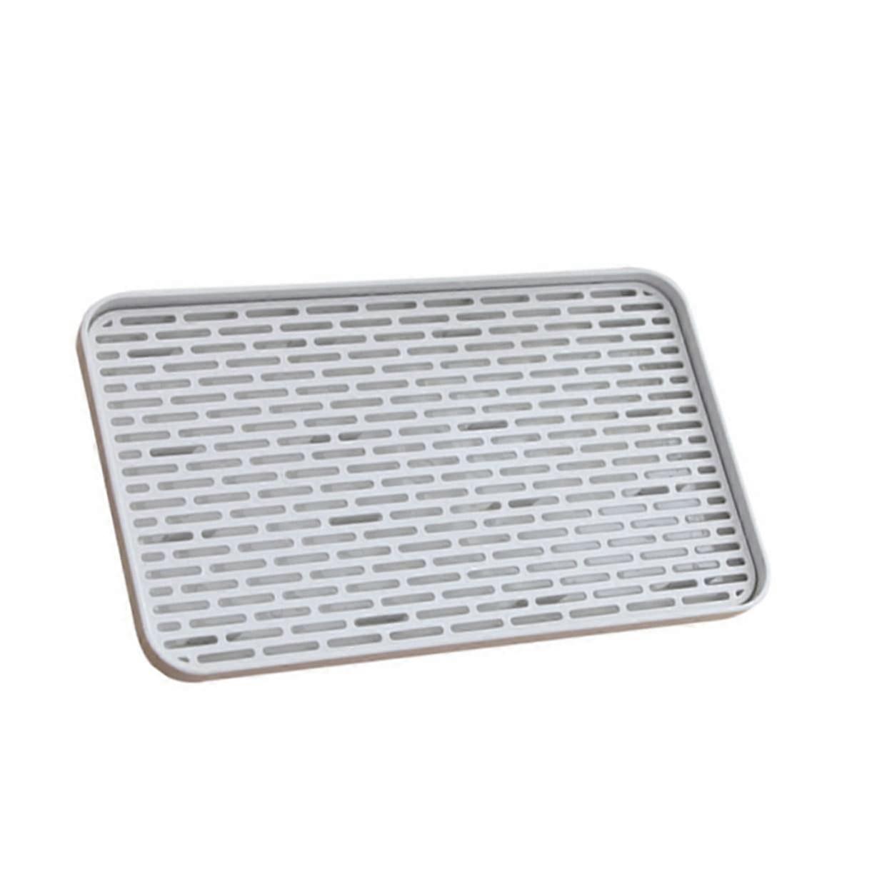 Double Layer Bottle Drying Rack with Draining Tray, Stable NonSlip, SpaceSaving Kitchen Organizer 31x17.5x2.5cm