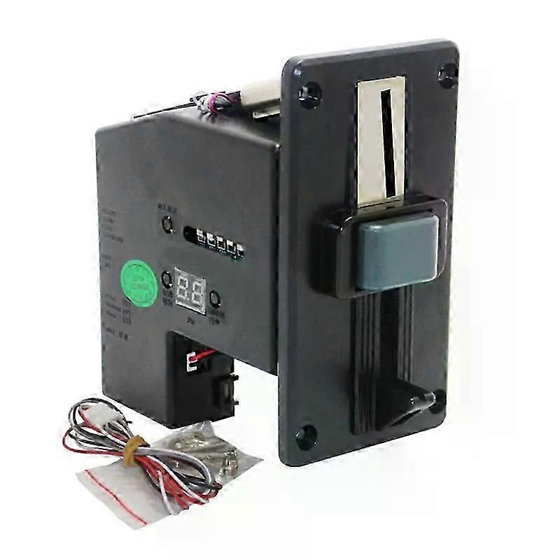 Multi Coin Acceptor Electronic Roll Down Coin Acceptor Selector Mechanism Vending Machine Arcade Game Ticket Redemption