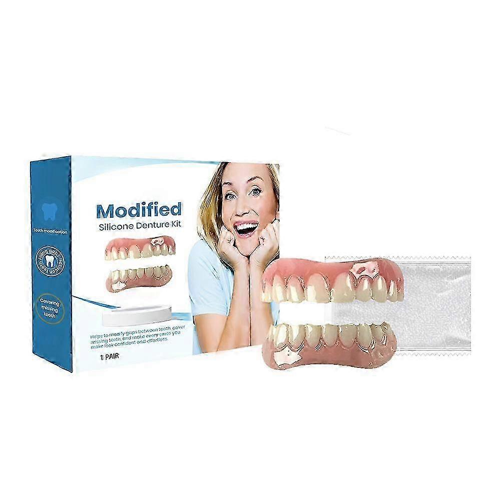 Silicone Reline Denture Set Modified Teeth Dentures Teeth Correction