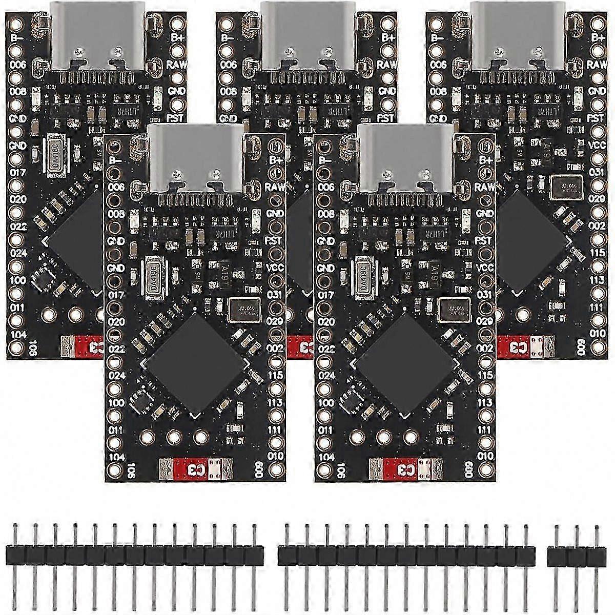 NRF52840 BLE Development Board with Type-C, Compatible IDE, 5 Pack
