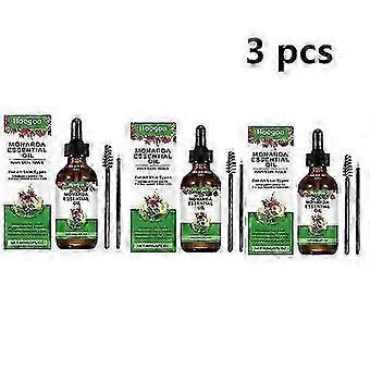 3X Bottles Monarda Oil for Hair Growth, Smooth Fine Lines Antioxidant Chakra Oil