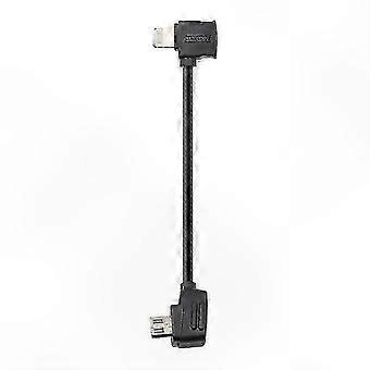 Lightning to Micro USB Cable for Drone Remote Controller - 10cm Connection Cord