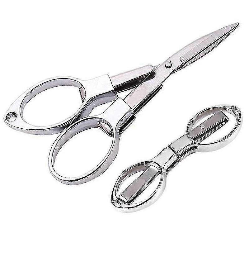 Stainless Steel Folding Scissors Retractable