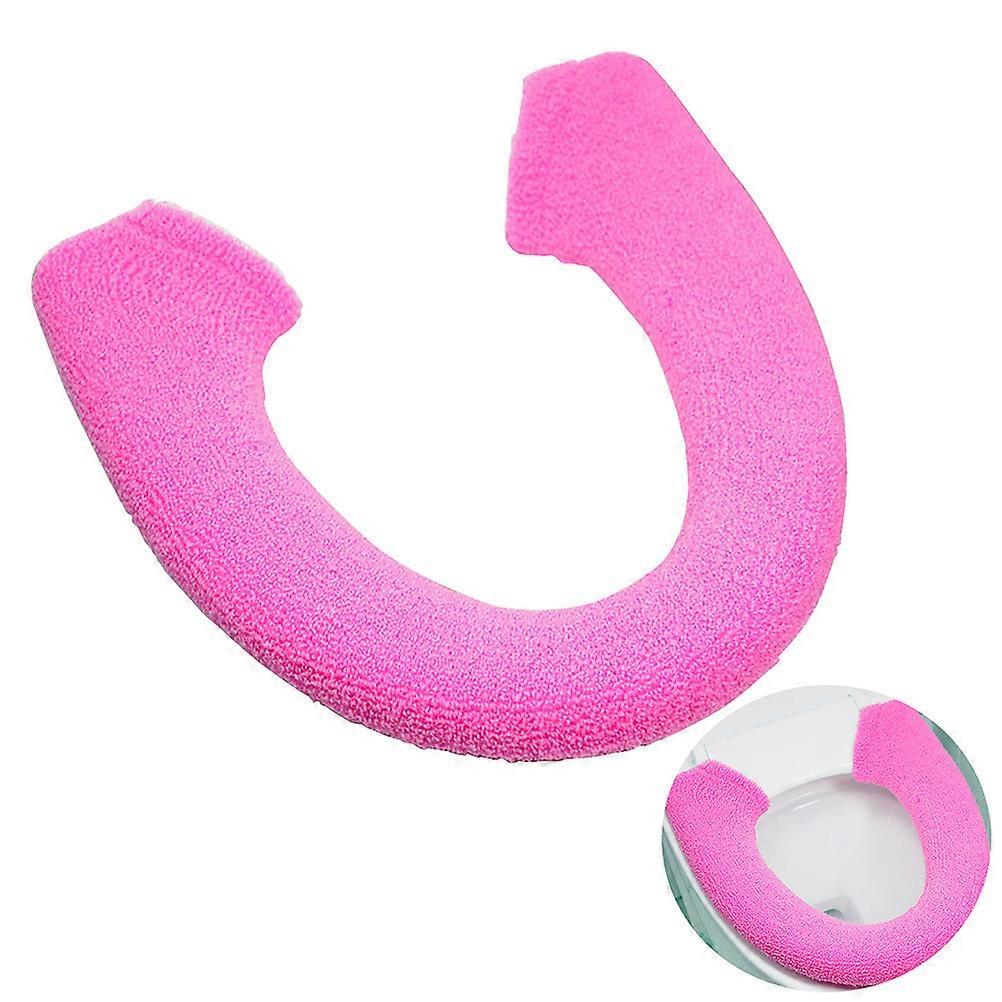 Toilet Seat Mat Warm Thicken Function Button Style Plush