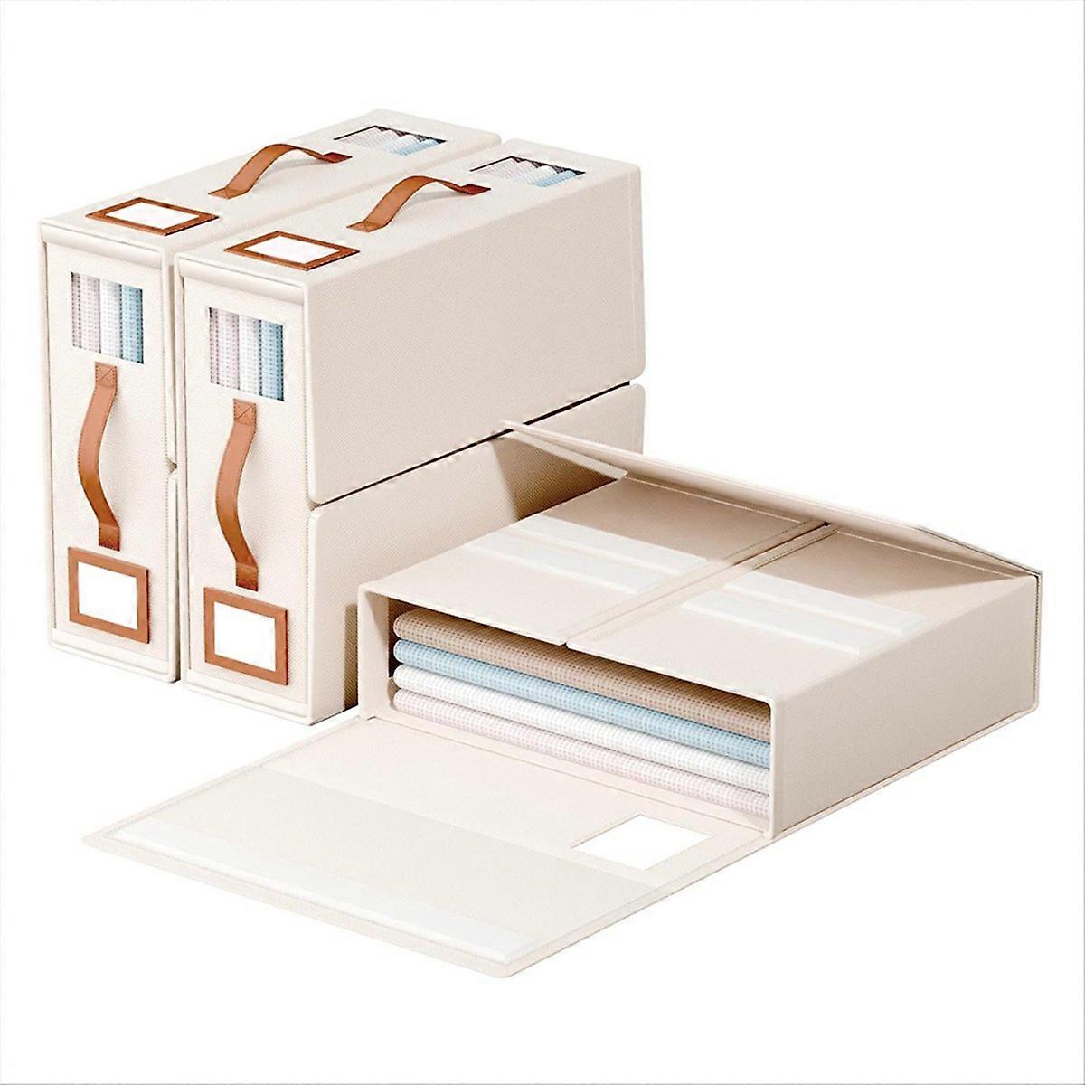 Foldable Bed Sheet Set Organizers and Storage