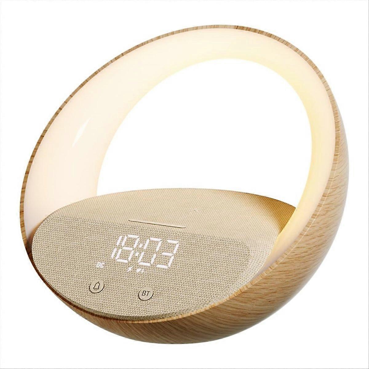 4in1 Clock Speaker,Bluetooth Speaker,Night Lamp,Bedside Lamp,15W