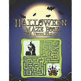 Halloween-Labyrinthbuch für Kleinkinder von 4-8 Jahren