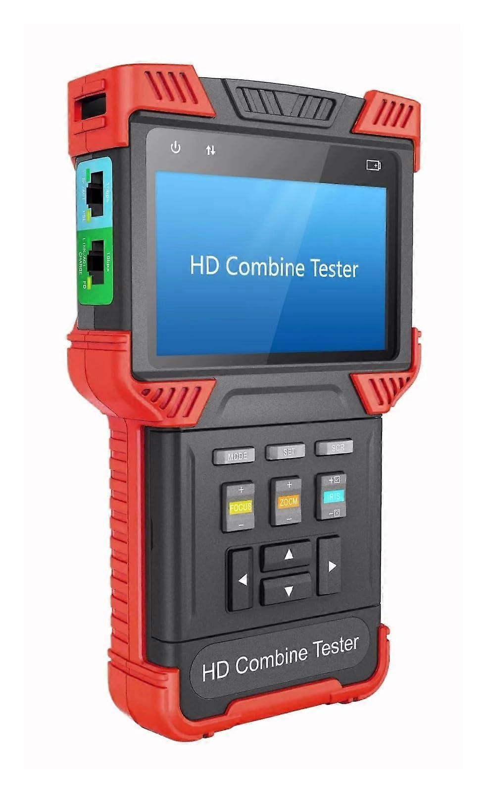 CCTV Camera Tester with MultiFormat Video Testing and Digital Multimeter for IP Camera Installation