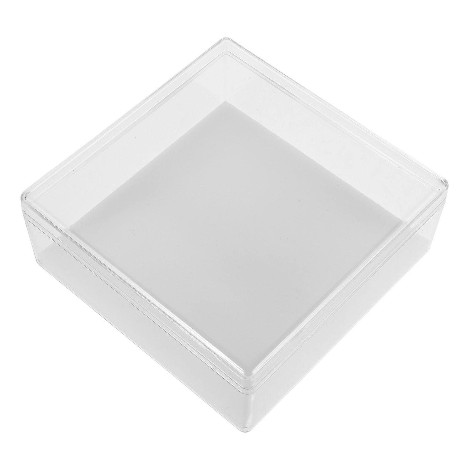 Acrylic Transparent Specimen Display Box for Display 2Pcs Collection Showcase