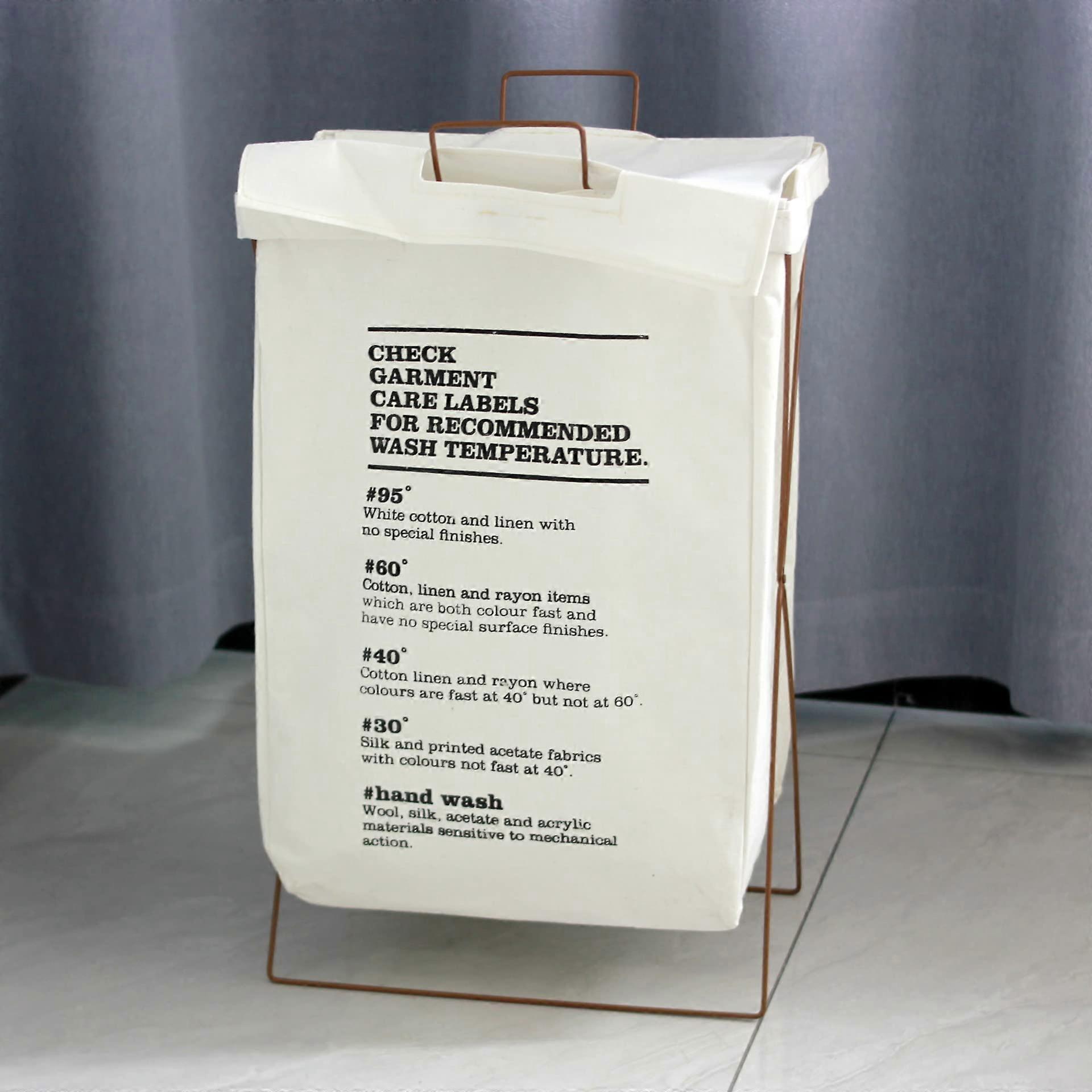 Storage Basket with Lid Compact Dustproof Check Pattern Laundry Hamper Foldable Large Capacity