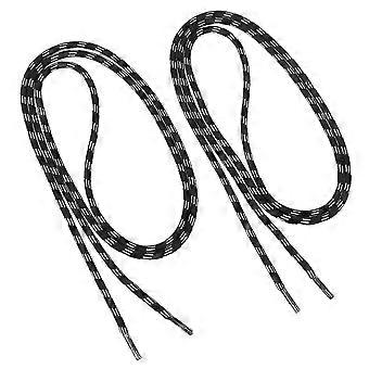 Cordones redondos negros KONTONTY de repuesto para todo tipo de zapatos (2 unidades)