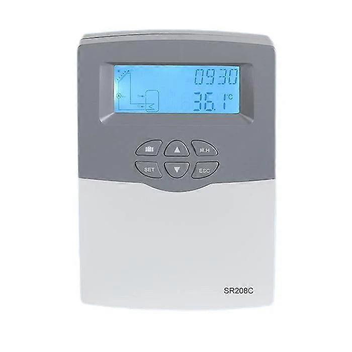 Sr208c Solar Thermal Heating Controller For Temp Difference Circulating Split Solar Water Heater System