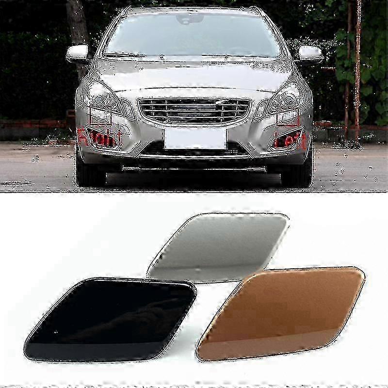 Left & Right Side Front Bumper Washer Cover Replacement for Volvo V60