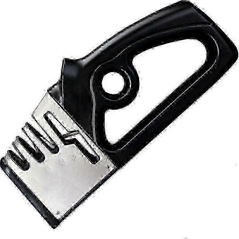 4-in-1 Whetstone Knife Sharpener for Kitchen Knives & Scissors - Multi-Purpose Sharpening Tool